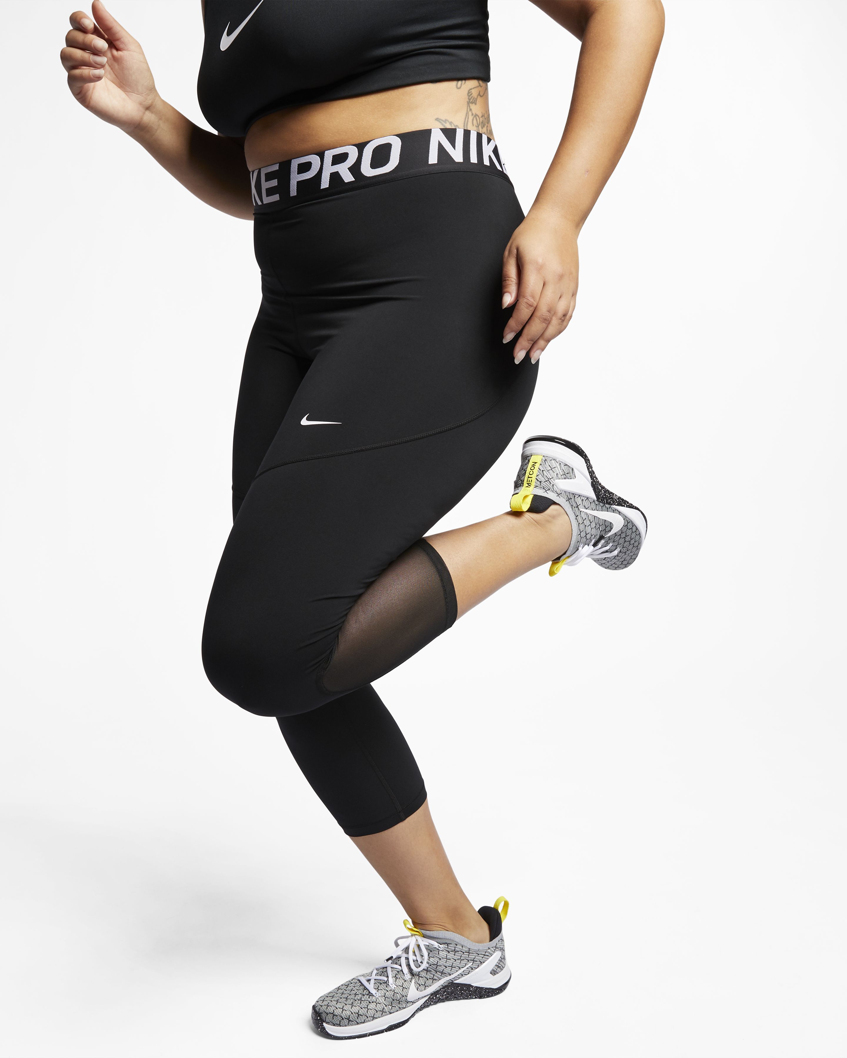 Women's Crops (Plus Size) Nike Pro [width : Plus]