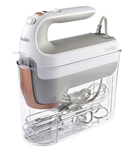 This Breville hand mixer has a built in Breville Hand Mixer with HeatSoft