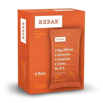 RXBAR Pumpkin Spice Protein Bars - 4ct : Target