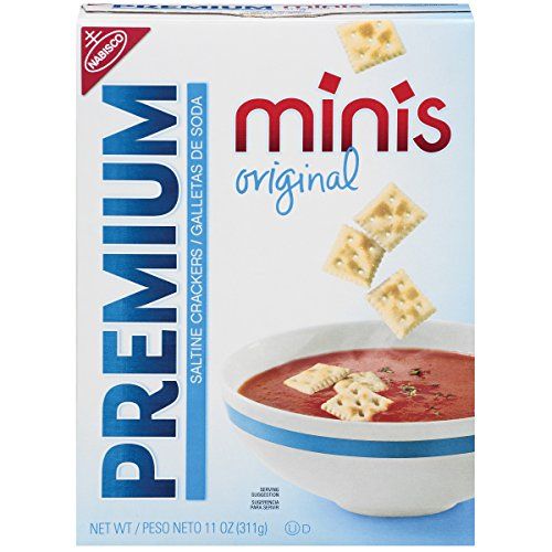 Premium Minis Saltine Crackers, Pack of 6