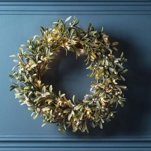 Mistletoe Christmas Wreath Micro Light Bundle