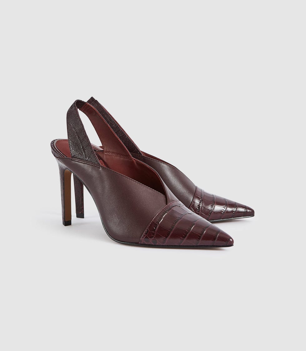 Leather Sling Back Heels, £245
