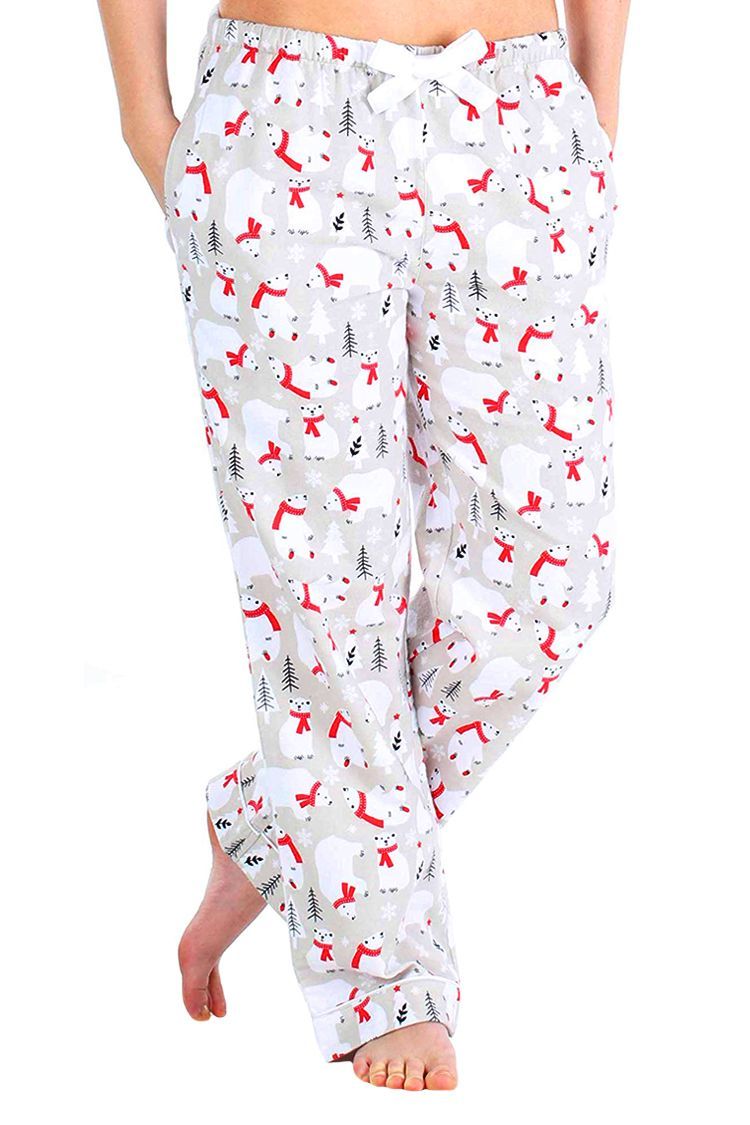 Monki Lova flannel pajama set in christmas heart print | ASOS