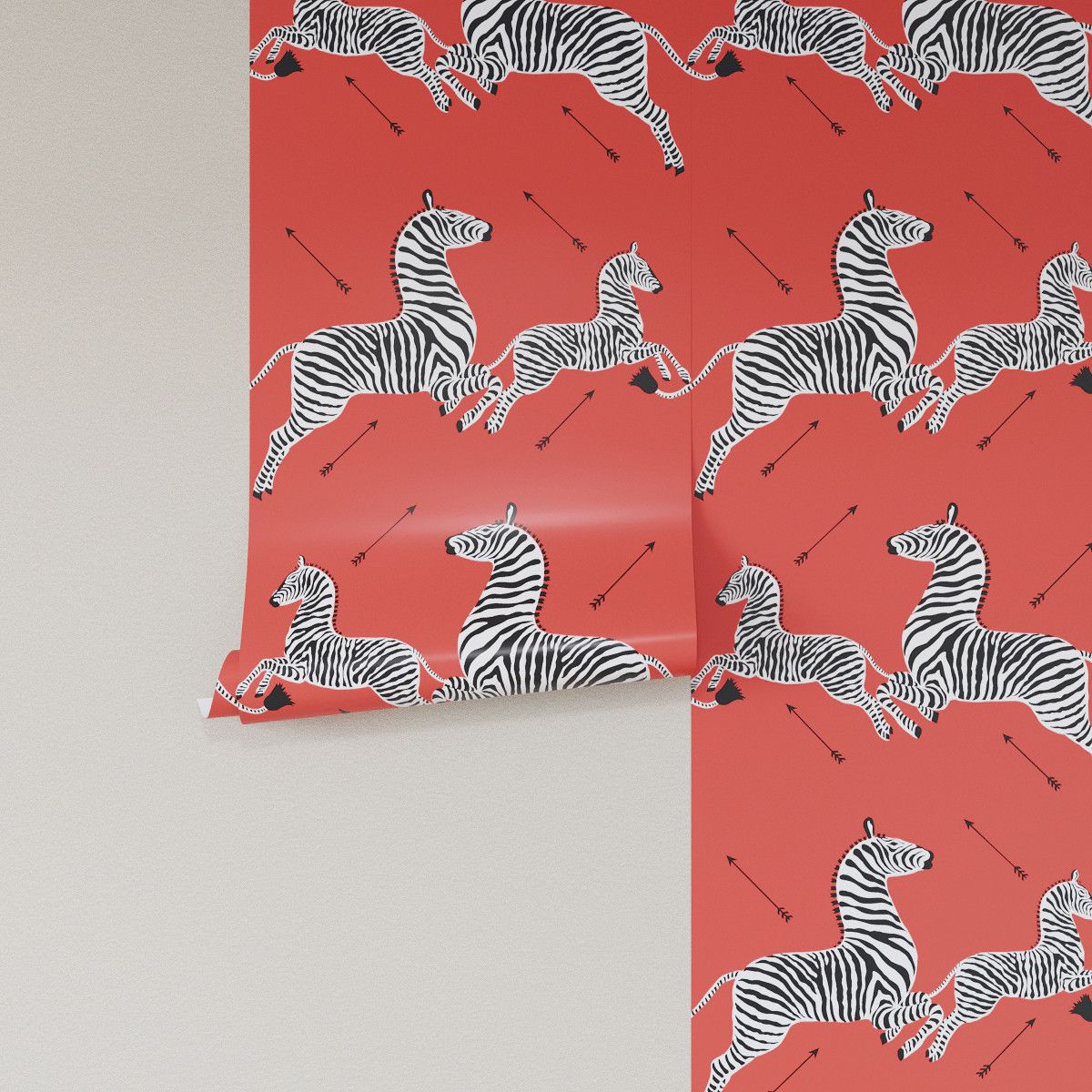 Peel-and-Stick Scalamandré Zebra-Print Wallpaper Can Now Be Yours