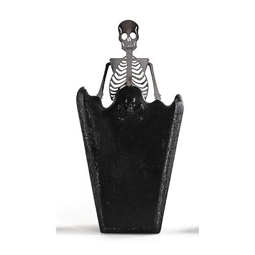 Coffin Skeleton Candle