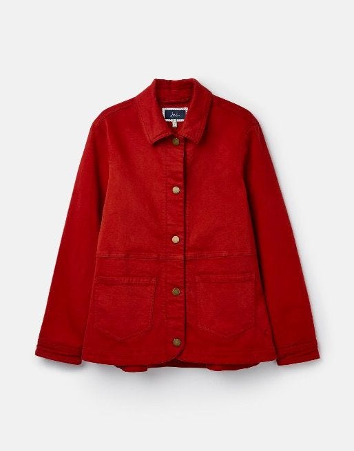 Imogen Red Denim Jacket