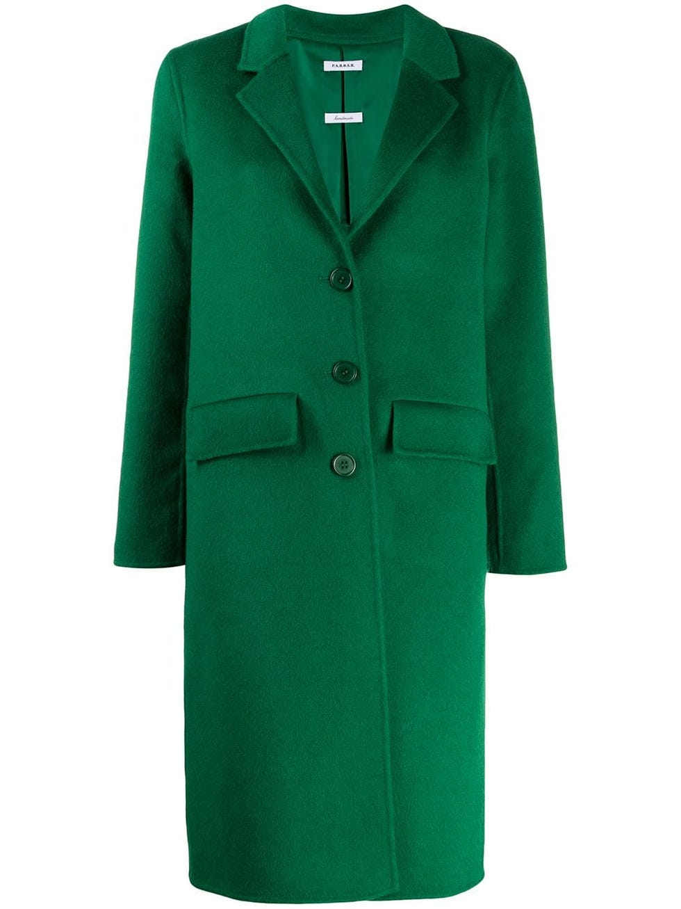 Amal Clooney Wears a Green Burberry Coat and Skirt in NYC