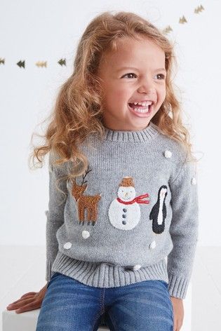 Next girls christmas on sale jumper