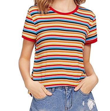 Rainbow-Stripe Shirt 