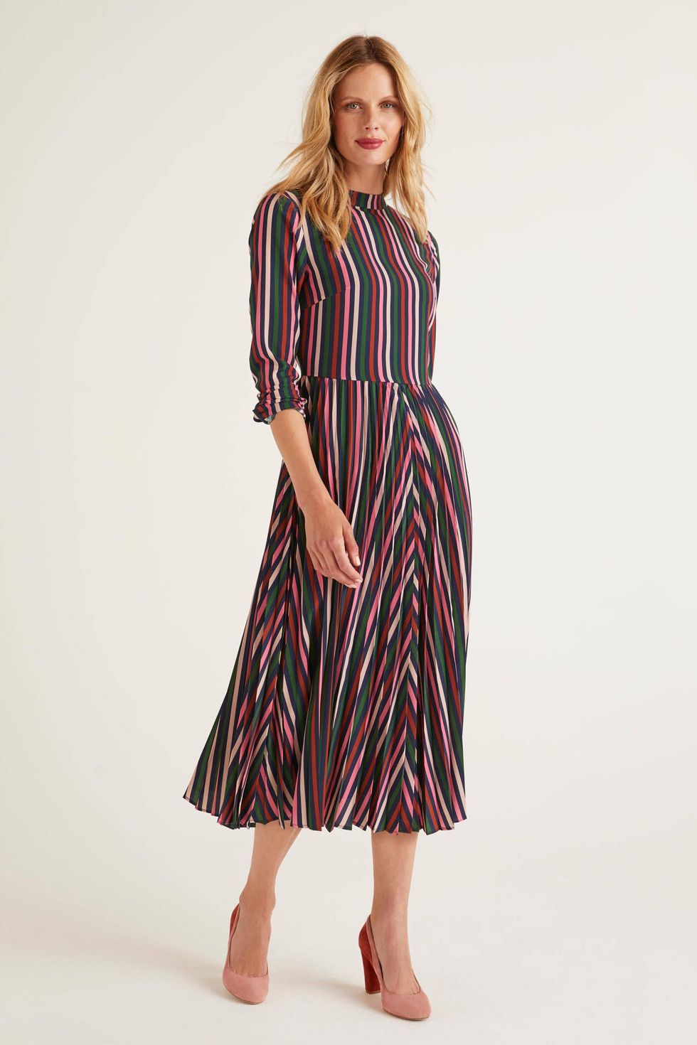 Camille Pleated Dress 