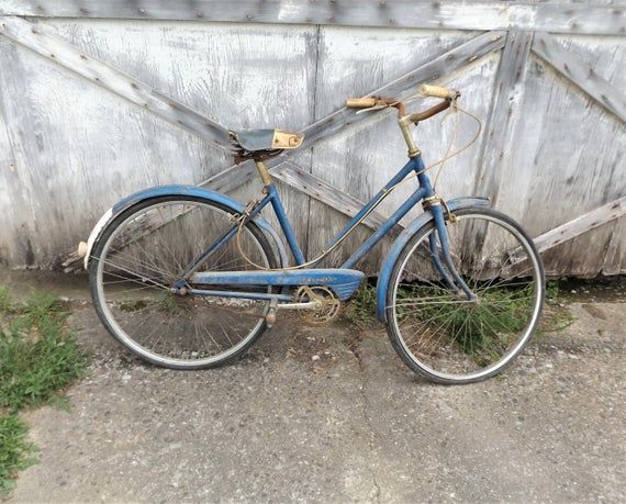Vintage Dunelt Ladies Single Speed English Touring Bicycle