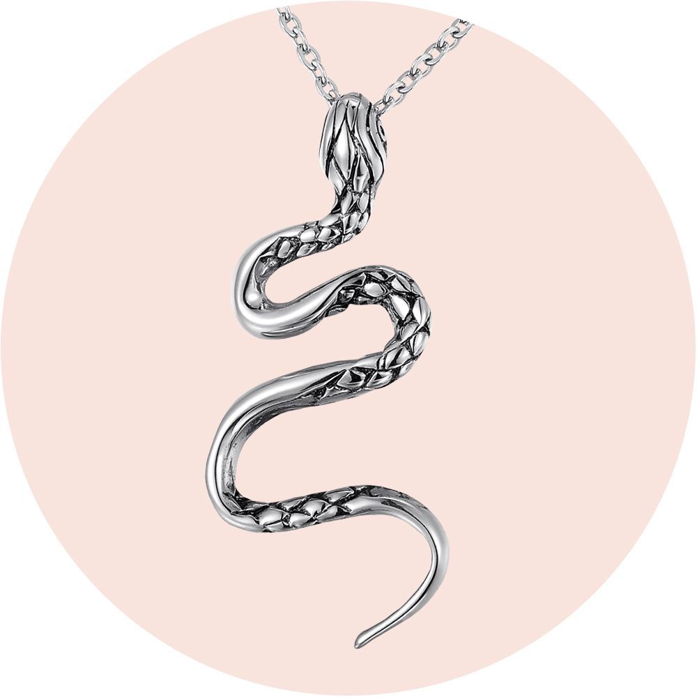 Steel Serpent Pendant