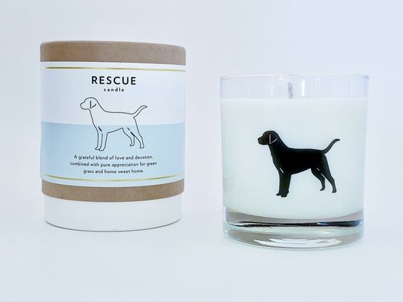 Rescue Dog Candle