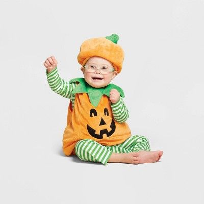 Baby Plush Pumpkin Halloween Costume Vest - Hyde & EEK! Boutique™ : Target