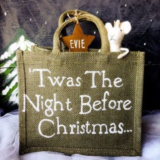 Personalised Christmas Eve Gift Bag