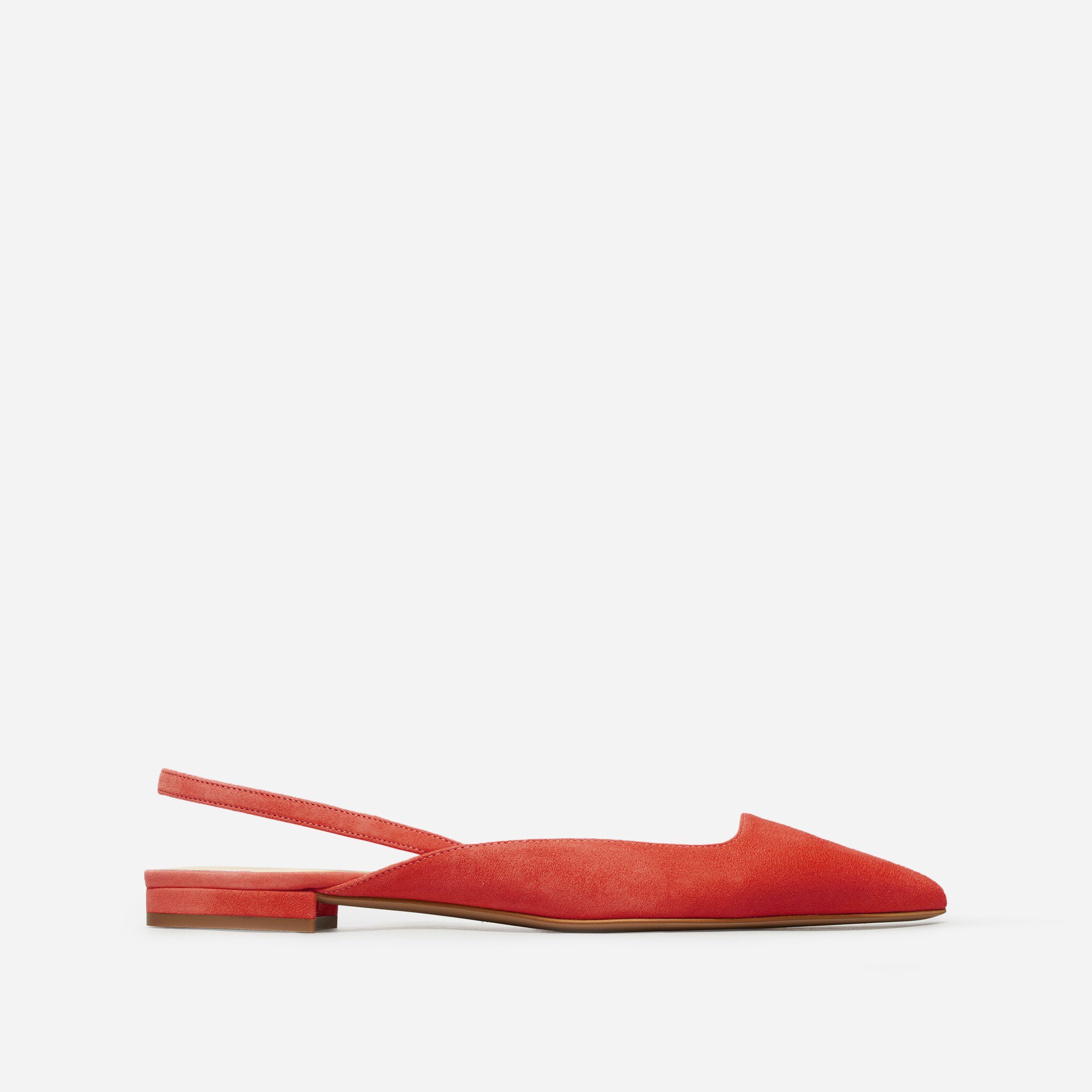 The Editor Slingback - Persimmon Suede