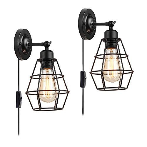 KOONTING Wire Cage Wall Sconces (Set of Two)