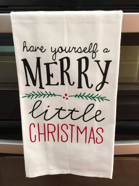 christmas kitchen towel