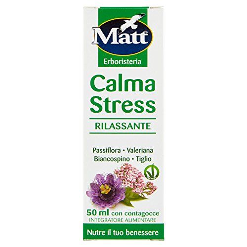 CalmaStress: integratore rilassante con passiflora, valeriana, biancospino e tiglio