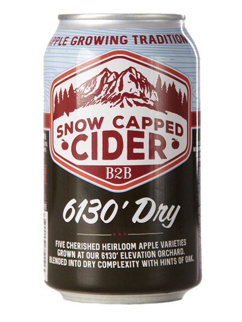 Snow Capped 6130’ Dry Cider, 4-Pack