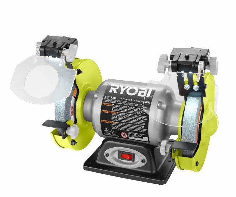 Ryobi bench 2025 grinder sander