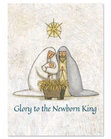 Glory to the Newborn King Christmas Cards