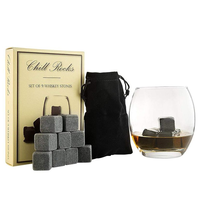 Soapstone Whiskey Stone Gift Set 
