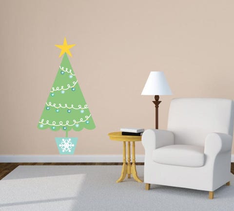 16 Best Christmas Wall Decals - Easy Christmas Wall Decor