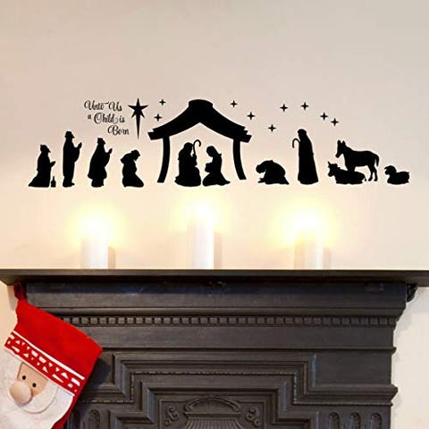 16 Best Christmas Wall Decals - Easy Christmas Wall Decor