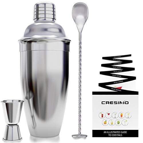 24 Ounce Cocktail Shaker Bar Set
