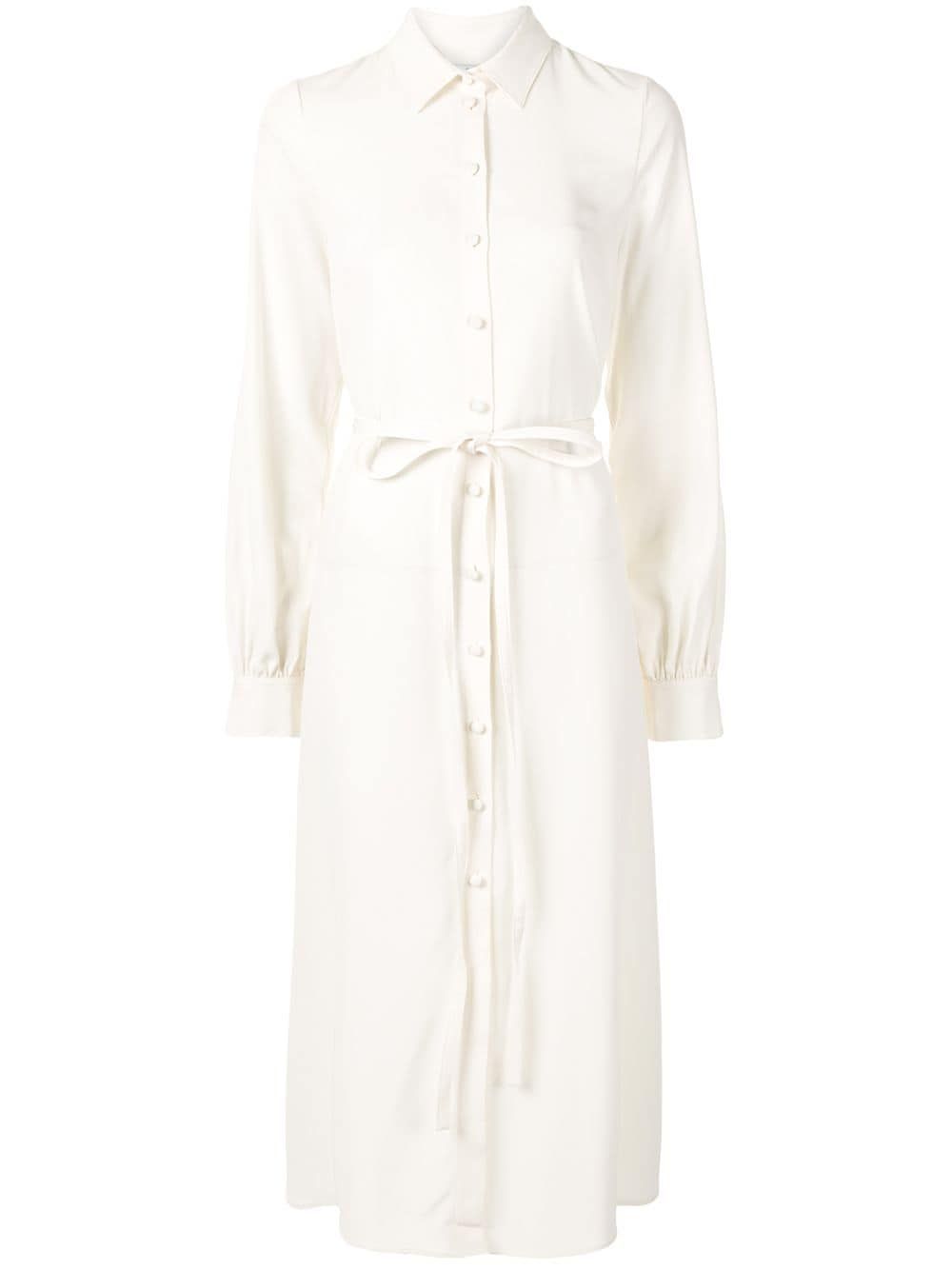 Meghan Markle Wears Crisp White Shirt Dress for Johannesburg Visit
