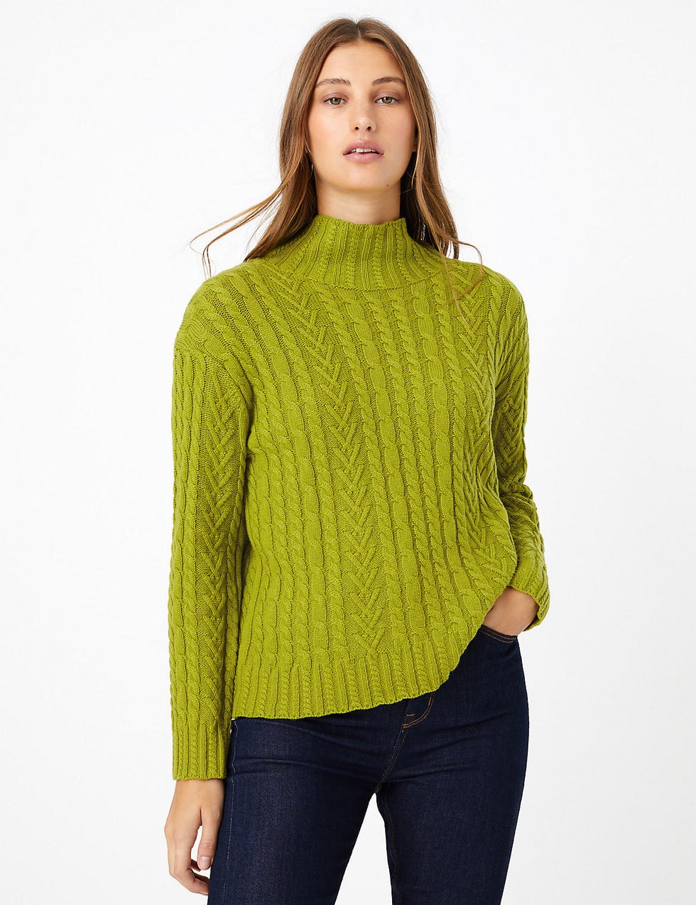 Cotton Rich Cable Jumper