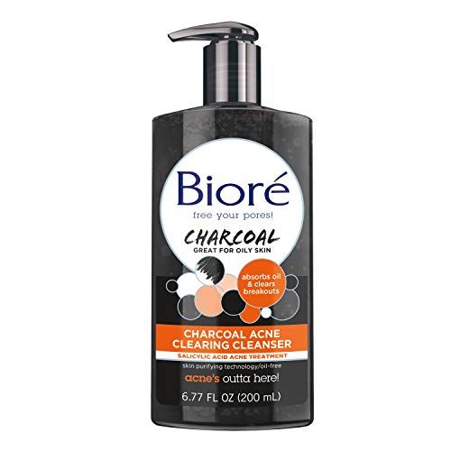 Charcoal Acne Clearing Cleanser for Oily Skin 