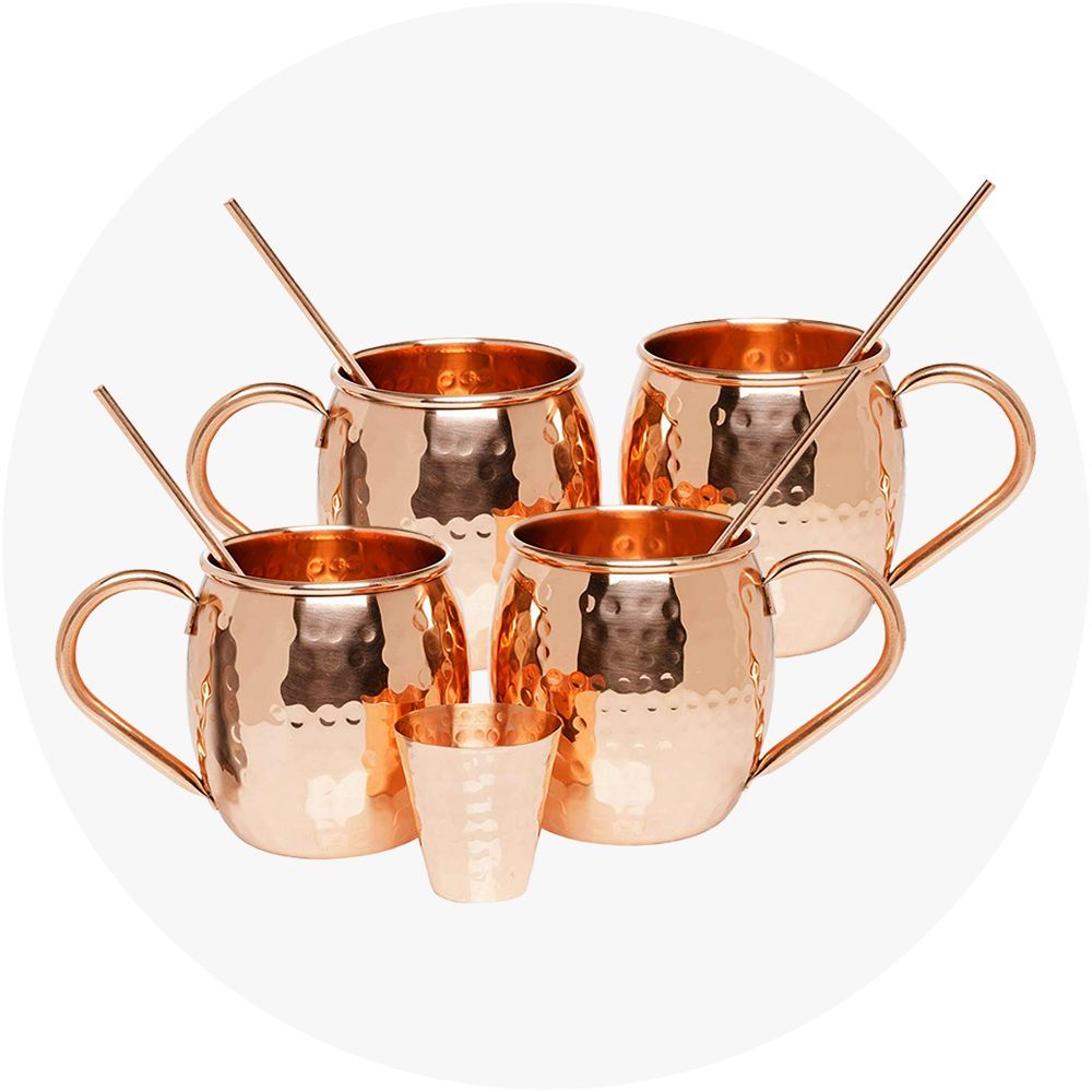 Fung Moscow Mule Copper Mugs Moscow Mule Mugs Cup Cocktail Glass Mule Mug Coffee Mugs Beer Cup Stainless Steel Mug Dining,Bar,Home Supplies 
