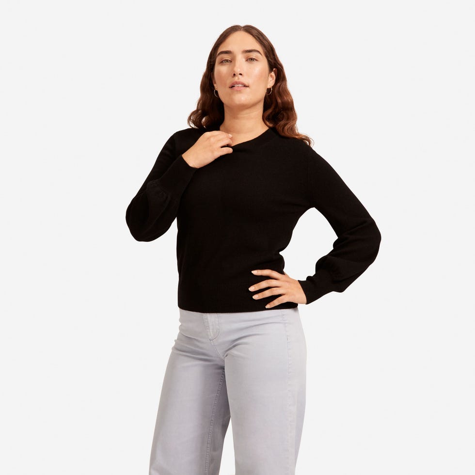 The Cashmere Lantern Sweater