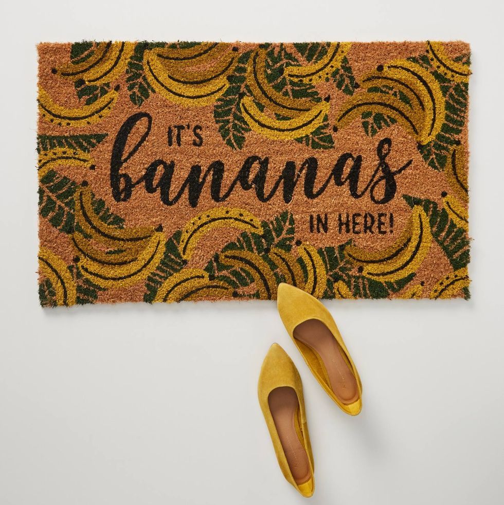 Bananas in Here Doormat