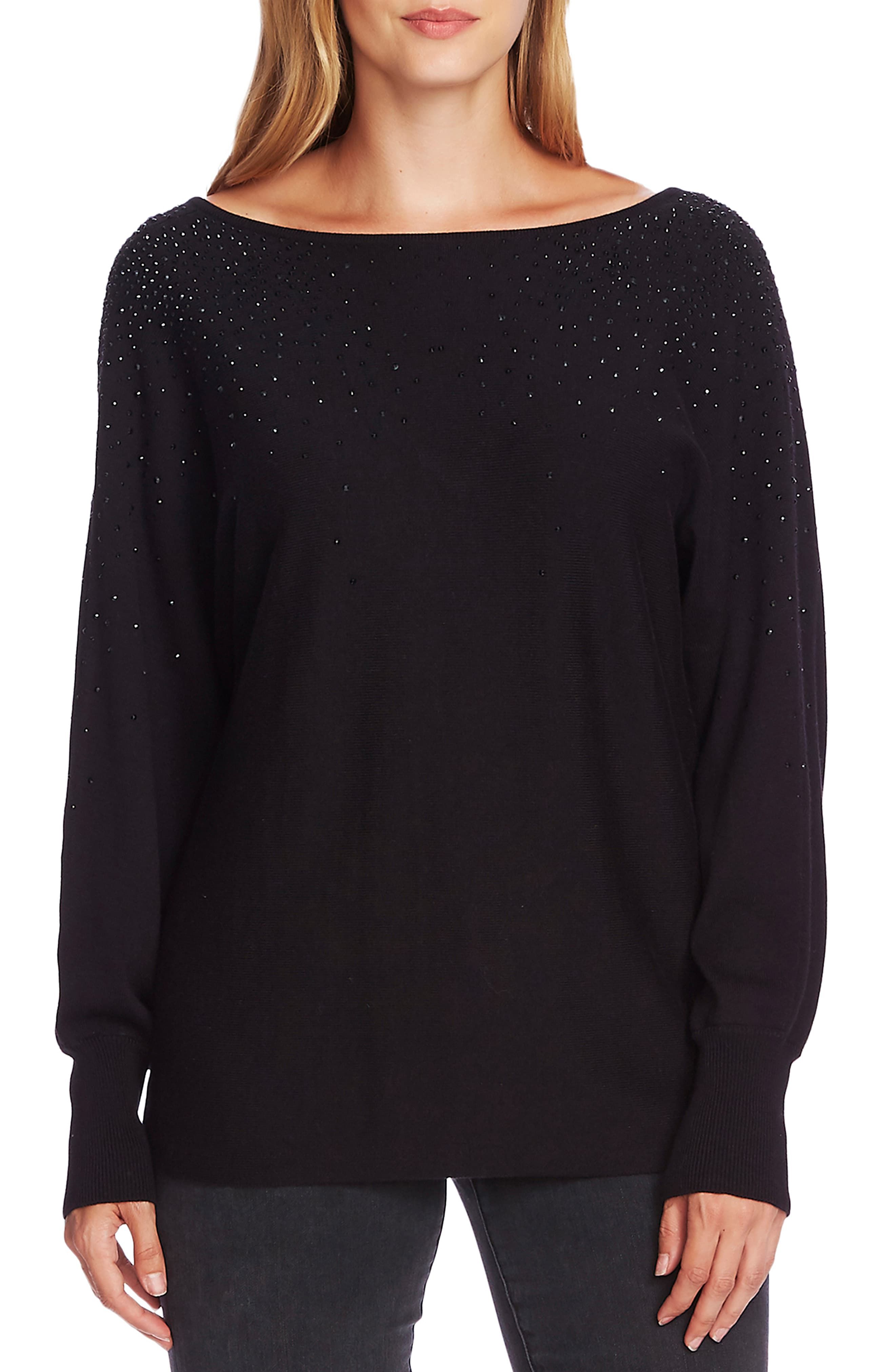 Woman Stars Sky Long Sleeve Funny Drawstring Sweater