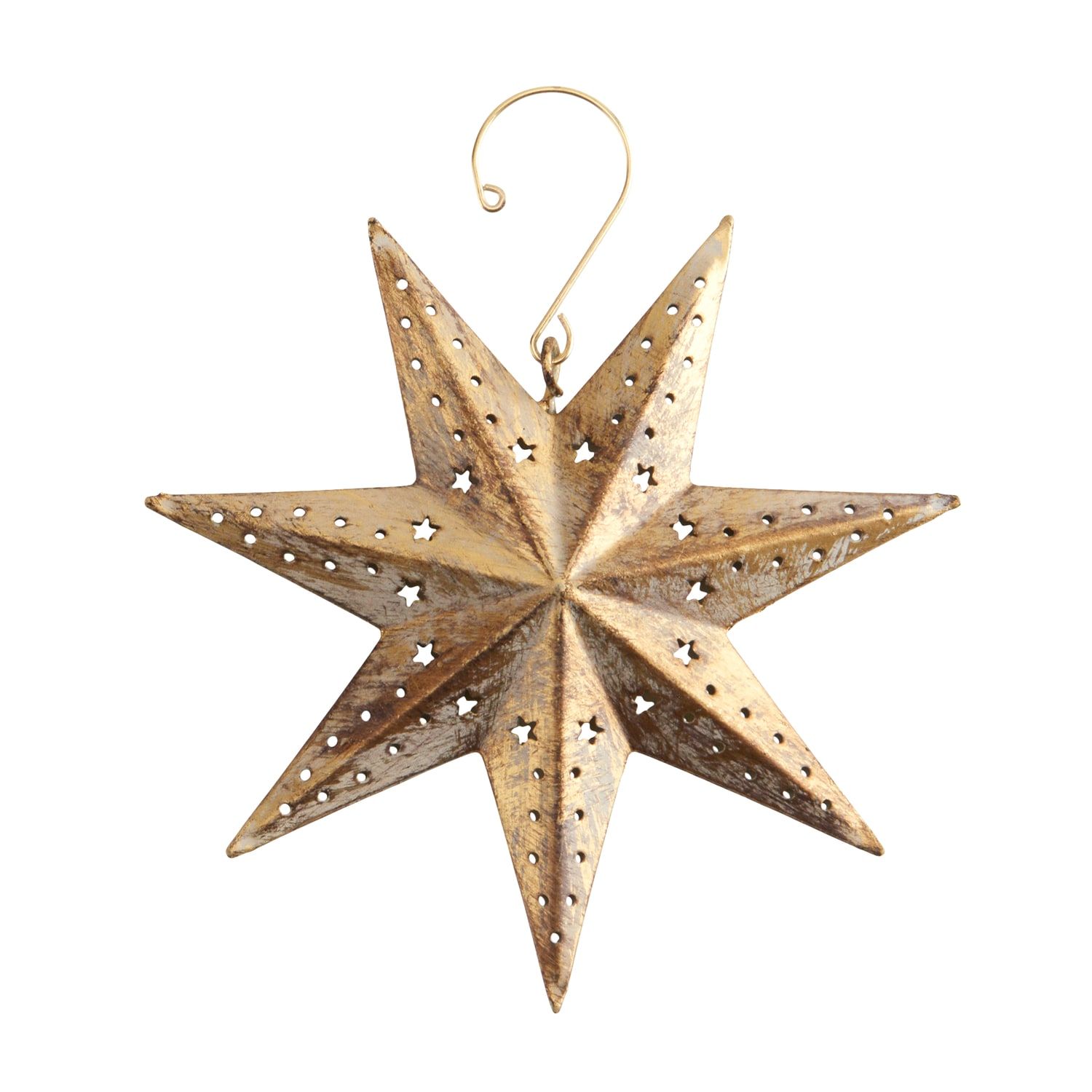 Cutout Star Christmas Ornament