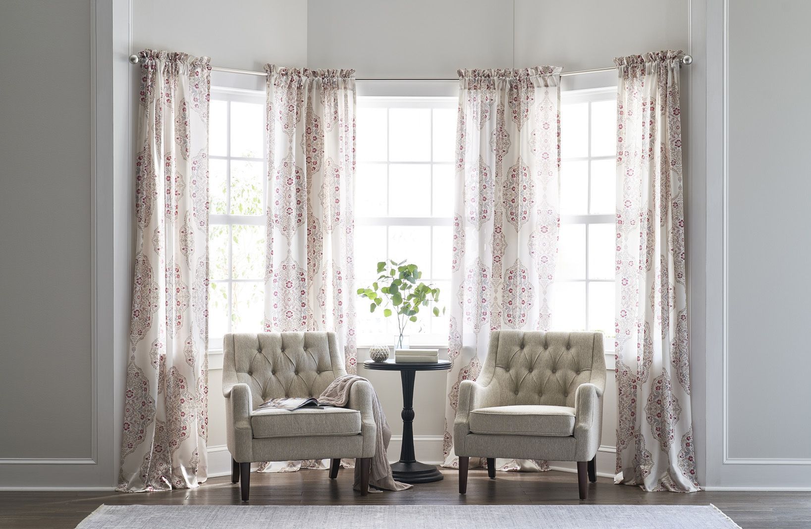 Curtains And Window Treatments : Elegant Curtains For Living Room Bedroom Door Window Curtains Panel Drapes Window Treatments Cream Beige Floral Desgin 1 Pcs Curtains Aliexpress : Simply white roman shades 5 photos.