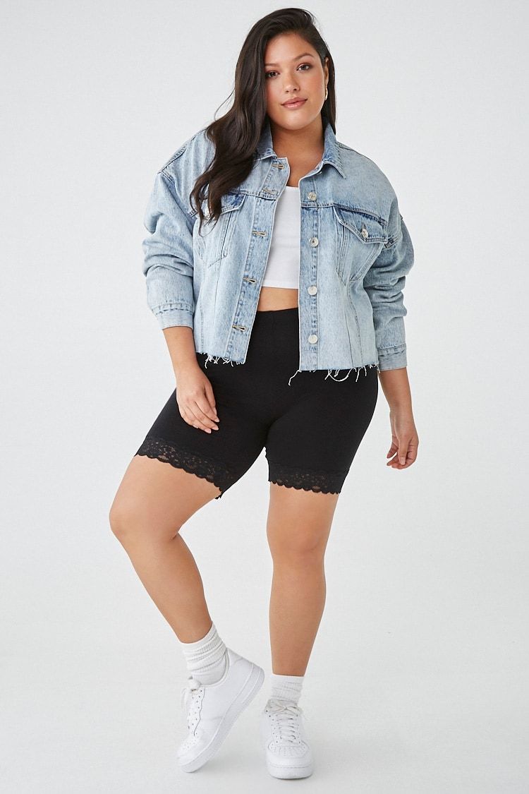 shorts with jean jacket