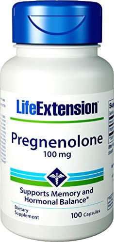 Life extension Pregnenolone 100 MG, 100 capsule