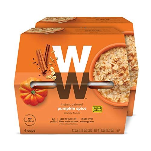 WW Pumpkin Spice Instant Oatmeal 