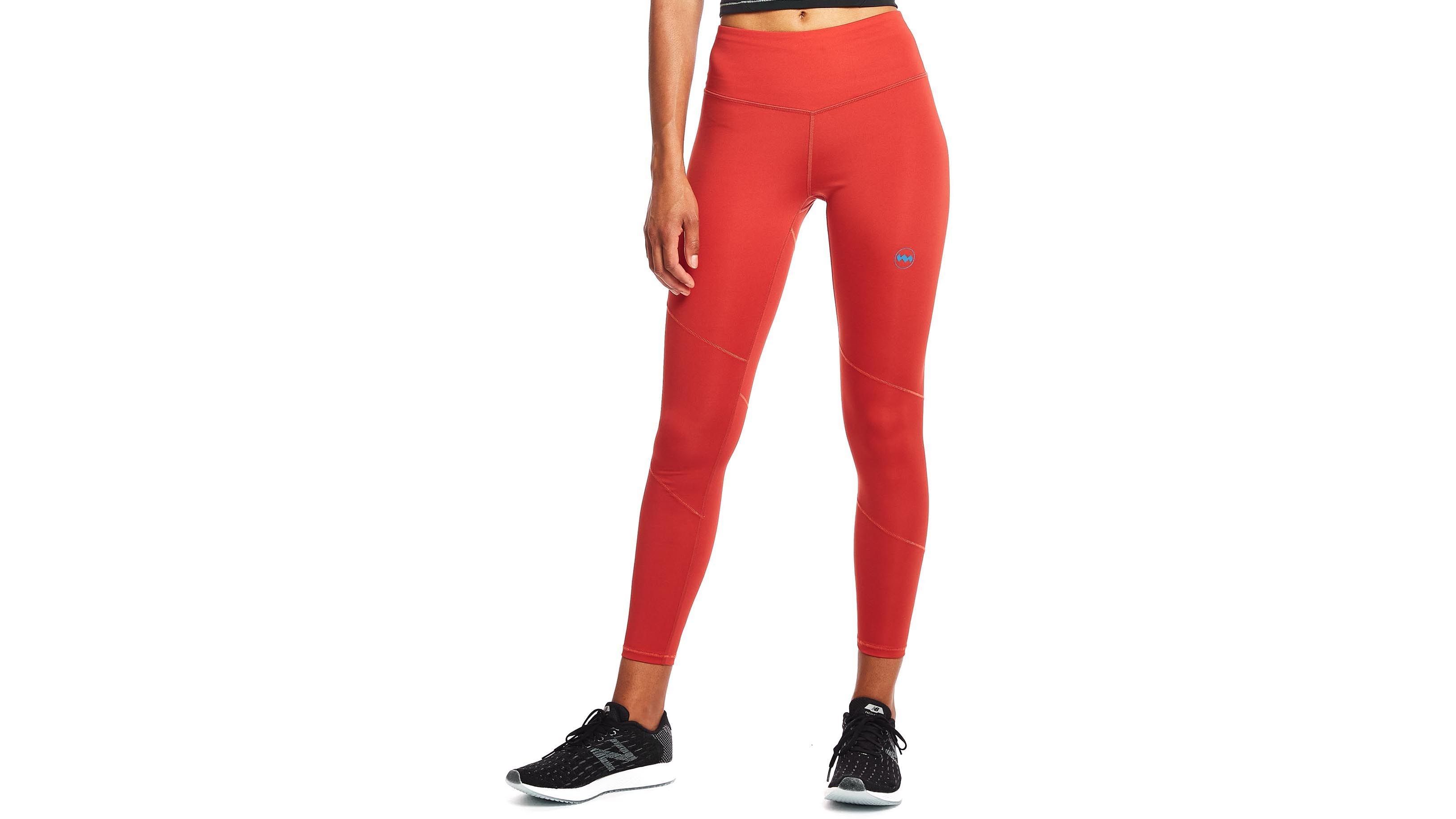 red workout leggings nike