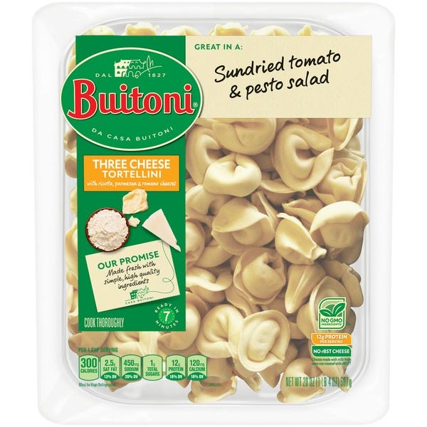 Three Cheese Tortellini Refrigerated Pasta
