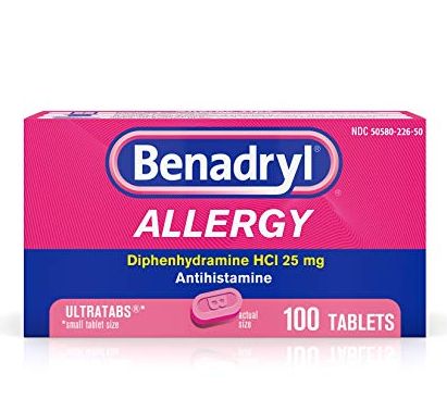 Benadryl Ultratabs Antihistamine Allergy Relief