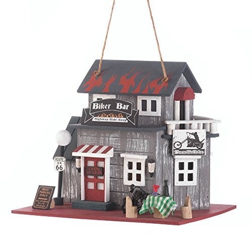 Biker Bar Birdhouse