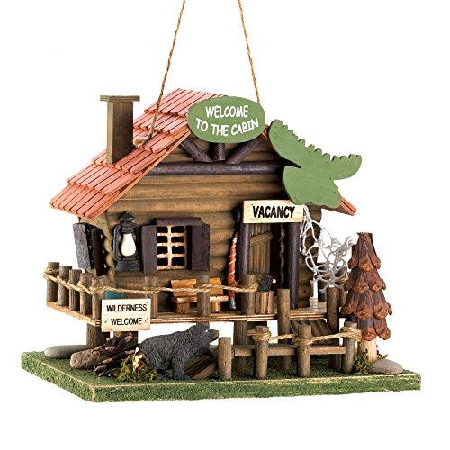 Rustic Cabin Birdhouse