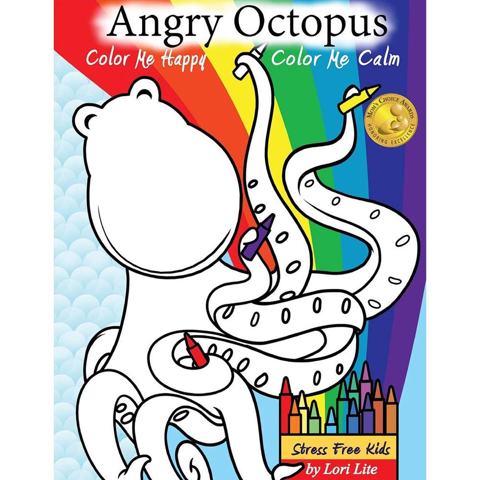 Angry Octopus Coloring Book