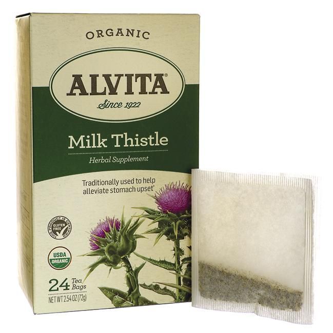Alvita Organic Milk Thistle Tea Bags 