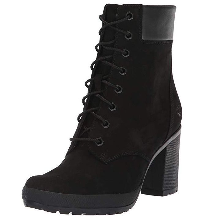 black high top boots ladies